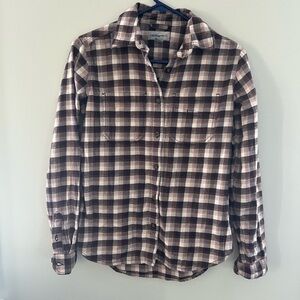 Carhartt women’s purple Plaid Flannel Shirt size XS